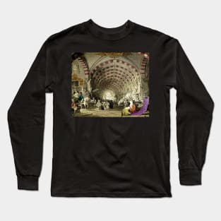 Old Turkish Grand Bazaar Long Sleeve T-Shirt